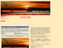 Tablet Screenshot of meteo-maarssen.nl